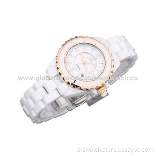 2013 Trendy Watch, Ceramic Band and Case, Japan Movement